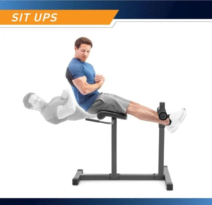 Adjustable Hyper Extension Bench Versatile Abdominal Workouts