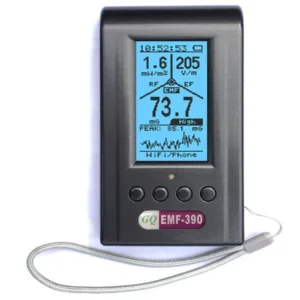 GQ EMF-390 Multi-Field Meter – 3-in-1 EMF, ELF, RF Detector